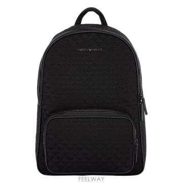 엠프리오 아르마니 Jacquard 로고 집 around 백팩 Y4O315Y022V81336 TP5718303
