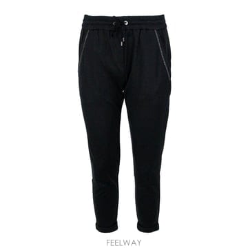 브루넬로 쿠치넬리 코튼 실크 fleece trousers with Shiny Pocket MD828SB899