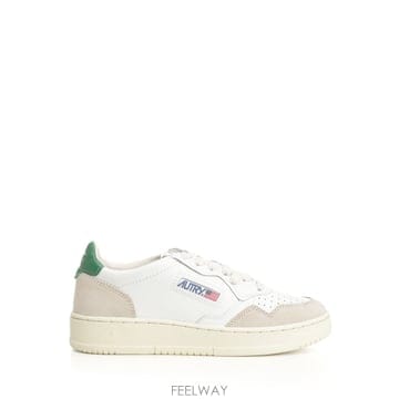 26FW Autry Medalist 레더 스니커즈 with suede details AULWLS23 TP57