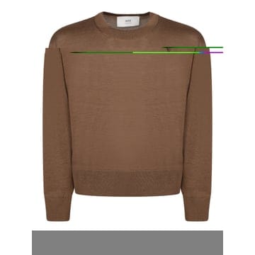 25FW 아미 Crew 넥 스웨터  Embroidered 로고 detail on the chest  Ribb