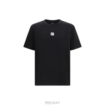 Balmain T 셔츠 with embroidered 로고 GH1EG000BC87EAB TP571024989