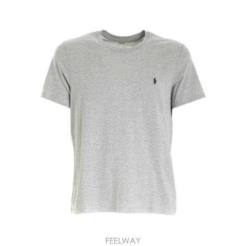 25FW 폴로 랄프 로렌 Pony 로고 T 셔츠 in grey 714844756003 TP571830311