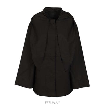 26SS Toteme 자켓 with 블랙 organic 코튼 스카프 262WRO0292FB0633001 TP