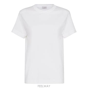 24SS 브루넬로 쿠치넬리 T 셔츠 브루넬로 쿠치넬리 M0T81BI100C6159 TP572777480