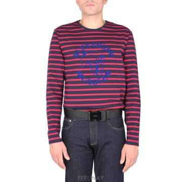 21FW 알렉산더 맥퀸 T 셔츠 WITH FLOCKED 로고 666624QRZ8A0903 TP57183023