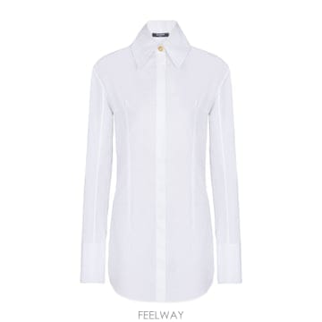 26SS Balmain 롱 sleeve 셔츠 GF1HS460CG220FB TP570641341