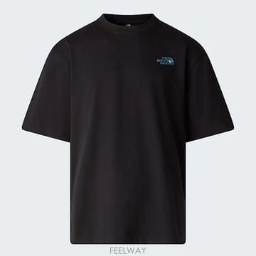 26SS 노스페이스 M LIQUID 박스 NSE 오버사이즈 쇼트 SLEEVE T 셔츠 NF0A8G9WJK31