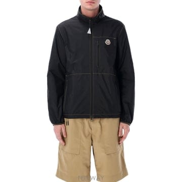 26SS Moncler 블랙 technical fabric  Contrasting stitching  Mon