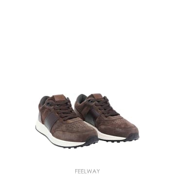 TOD S 브라운 Suede 스니커즈 XXM63K0GT80SOBRD15 TP571835978