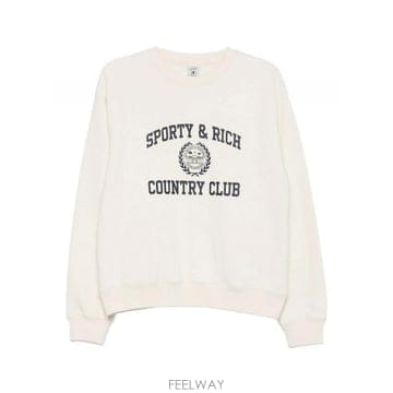스포티앤리치 스포티 리치 스웨터 크림