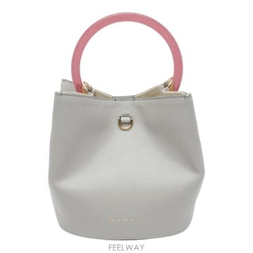 26SS Marni Grey Pannier 핸드백 SCMP0083U0P891500N01 TP571844004
