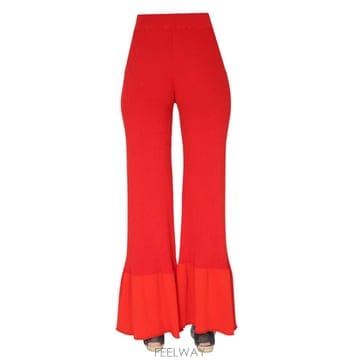 21SS 스텔라 매카트니 RIBBED 니트 TROUSERS 602987S22476309 TP575920548