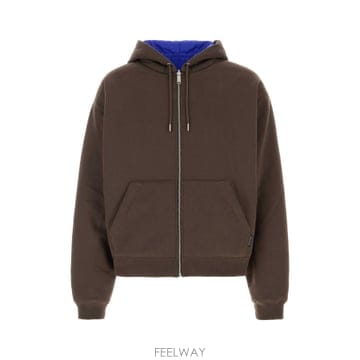 26SS 캐나다구스 브라운 코튼 reversible 스웨트 셔츠 1508M9117 TP572654105