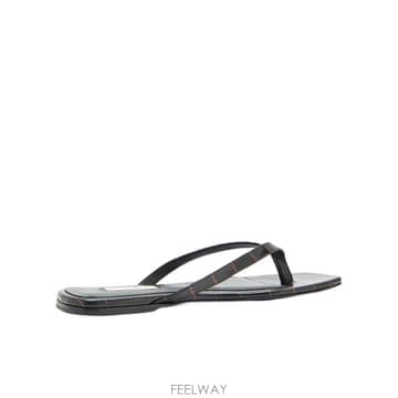 Toteme Croco embossed flip flops 243WAS4557LE0076034 TP57537