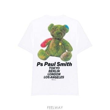 24FW PS BY 폴스미스 Teddy 코튼 T 셔츠 M2R011RNP469401 TP575470125