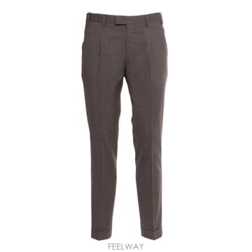 26SS PT01 MASTER, 1 Pleat, Diagonal Pockets, Flap Back Pocke