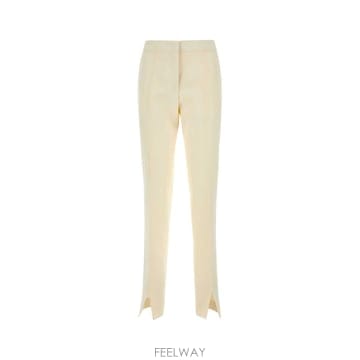 24SS 질샌더 아이보리 비스코스 블렌드 pant J01KA0137J65005105 TP575476080