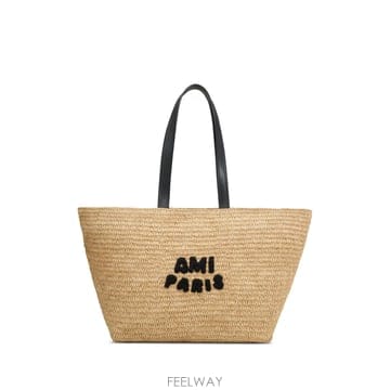 25SS AMI raffia 토트 백 ULL033AW0077113 TP570638945
