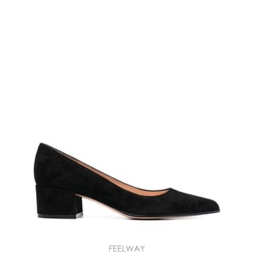 26FW 지안비토로씨 Piper Suede 레더 Pumps G2217145RICCAMBLACK TP57575