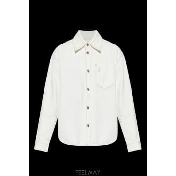26FW 아미 데님 셔츠 with pocket HJK908DE0127136 TP575376944