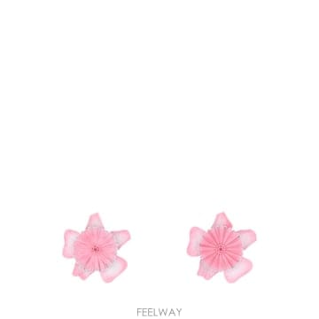 26SS chloe 핑크 metal chloA Bloom earrings CH26UJE13VAB6N9 TP5