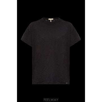 랙앤본 Pima 오가닉 코튼 T 셔츠 블랙