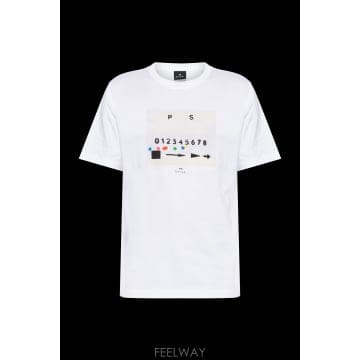 26FW 폴스미스 T 셔츠 with a 컬러풀 프린트 M2R011RWP686801 TP575369620