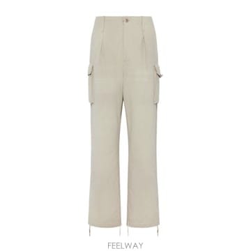 26SS 메종마르지엘라 Cargo Trousers With Drawstring At The Bottom S5