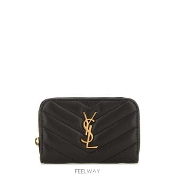 Saint Laurent Cassandre 퀼팅 코인 카드 지갑 804479AAA44 1997 TP96012