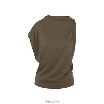 Jacquemus 더 드랩 비대칭 탑