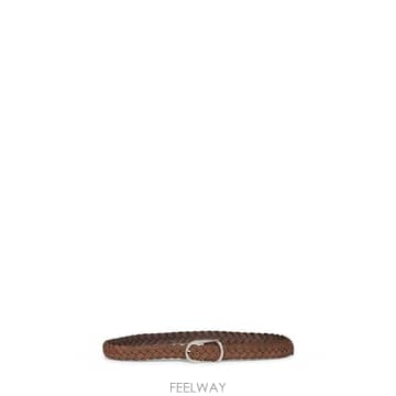브루넬로 쿠치넬리 브레이드 디테일 버클 벨트 MAURP333 C7959 TP979437763