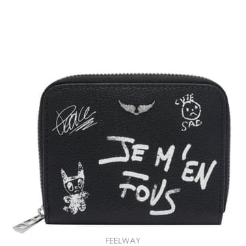 Zadig   Voltaire 미니 Arty 태그 지퍼 지갑 LWSG03810 11 TP979419875