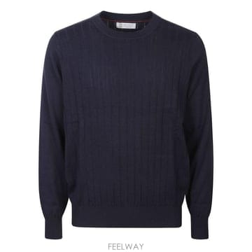 Brunello Cucinelli 크루넥 니트 점퍼 M29204000 C2425 TP979339536