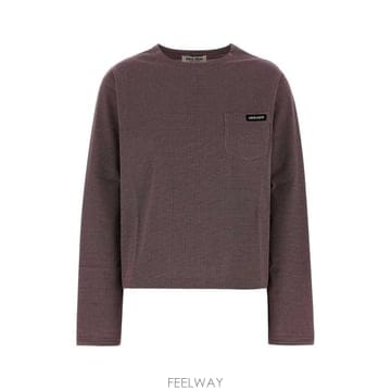Miu Miu 롱슬리브 크루넥라인 티셔츠