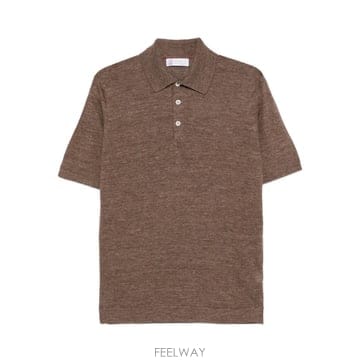 당일배송 브루넬로 쿠치넬리 버튼 폴로 셔츠
