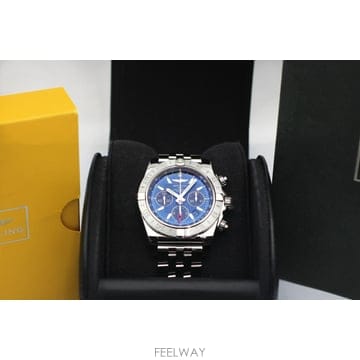 [중고명품다올]  브라이틀링 크로노멧  GMT 스틸청판 44MM AB0420