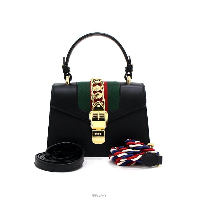 GUCCI ���� 470270 ���� ���� Sylvie �Ǻ� �̴� ����� �� ũ�ν���aa66095���� 470270 ���� ���� Sylvie �Ǻ� �̴� ����� �� ũ��