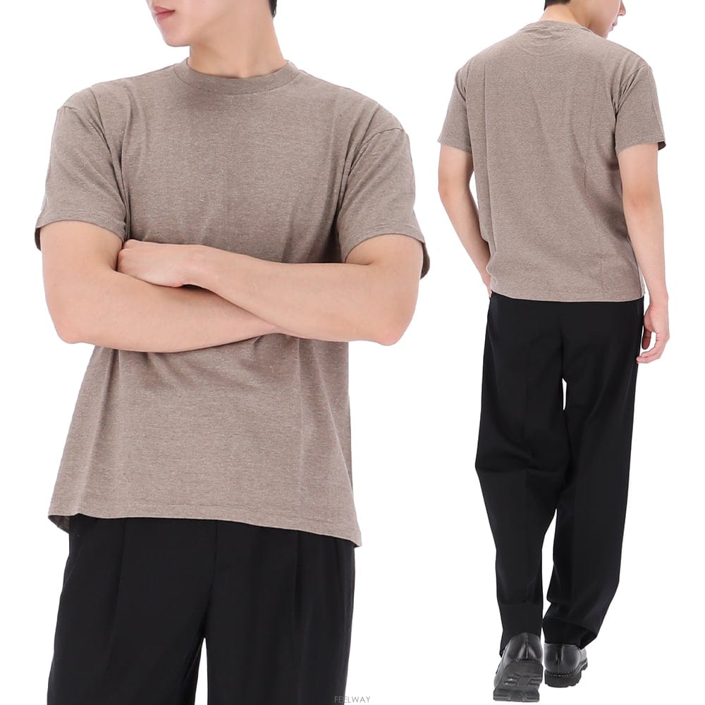 AURALEE ������ 26SS ���� �ɸ��� ũ��� ���� Ƽ���� A00T01ST TOPBROWN������ 26SS ���� �ɸ��� ũ��� ���� Ƽ���� A00T01ST 