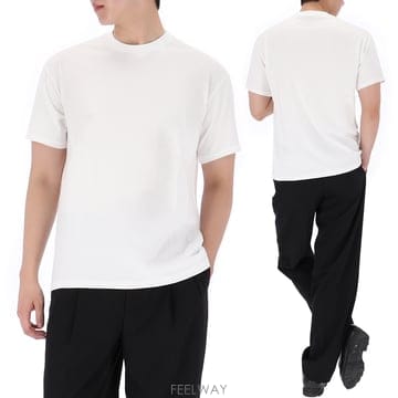 AURALEE ������ 26SS ���� �ɸ��� ũ��� ���� Ƽ���� A00T01ST WHITE������ 26SS ���� �ɸ��� ũ��� ���� Ƽ���� A00T01ST 