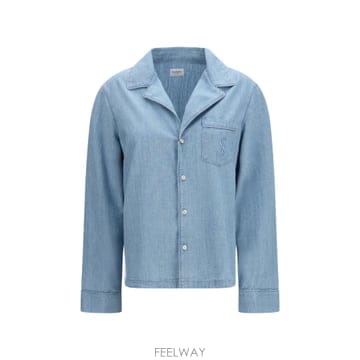 Saint Laurent [K68]���ζ� 871165Y29RB 4018 ���� ���� ���� ���� ���� ����콺 Cotton Shirt[K68]���ζ� 871165Y29RB 4018 ���� ���� ���� ���� ���� 