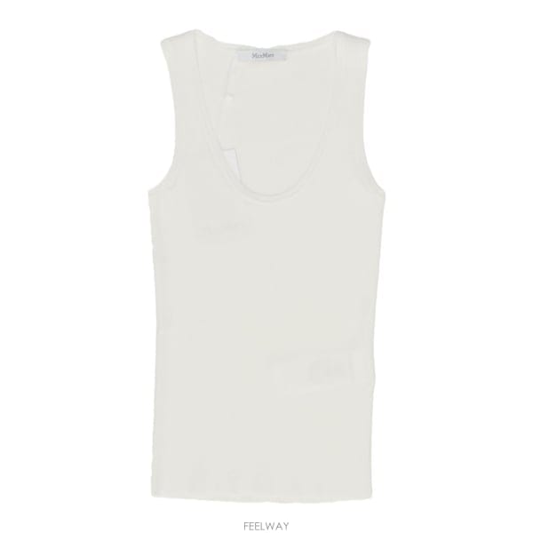 26 FW 막스마라 에디타 슬리브리스 리브 탱크탑 001 2621366161600