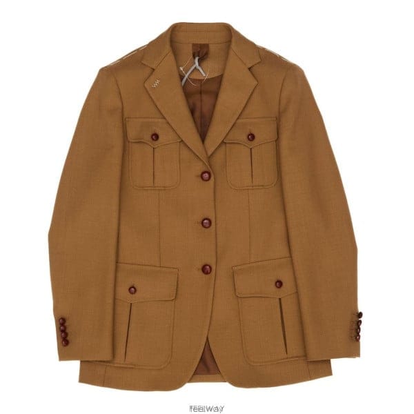 26 FW 막스마라 슬럽 자켓 브라운 001 2621046121600