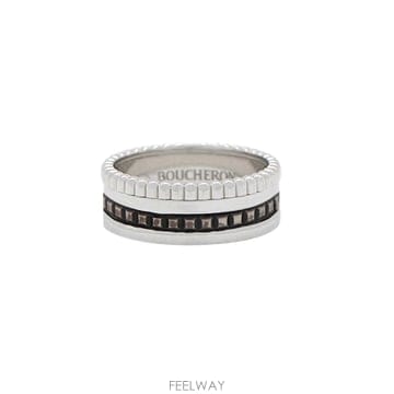 [착한중고명품부산점] 부쉐론 콰트로 스몰 링 블랙 에디션 50호 JRG01790 상태 A+