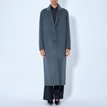 26 FW 로에 ROHE 더블 페이스 울 싱글 롱 코트 그레이 820 10 204 021