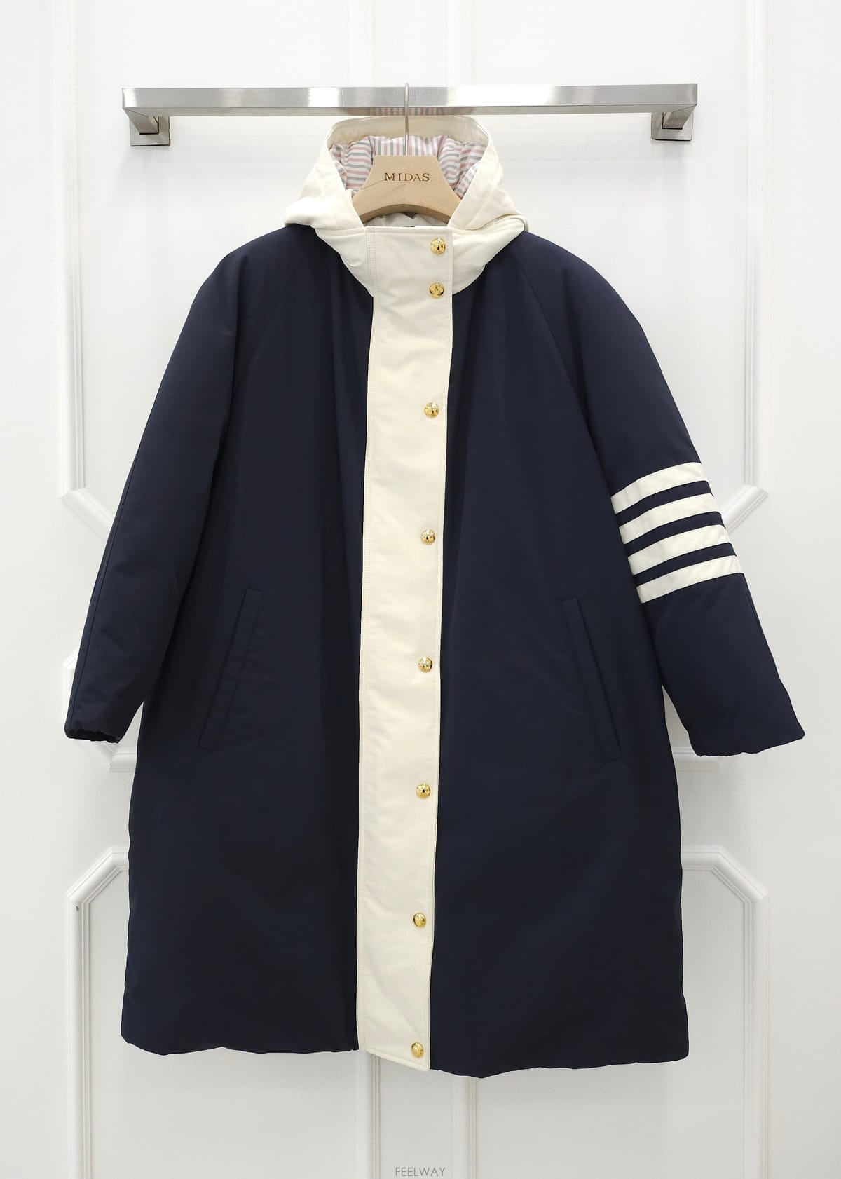 Thom Browne [�̴ٽ�] ����� 4�� �ĵ� �е� ��Ʈ FOD062X 38[�̴ٽ�] ����� 4�� �ĵ� �е� ��Ʈ FOD062X 38