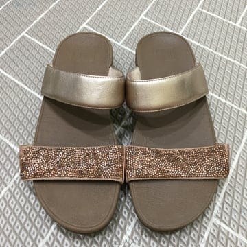 핏플랍 크리스탈 슬라이드 샌들 240