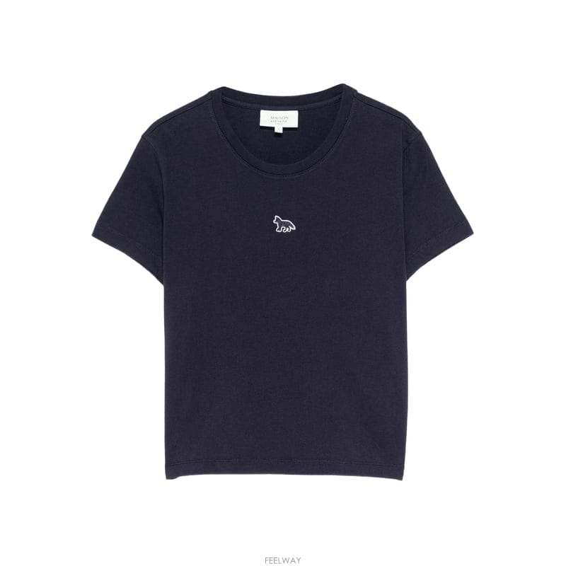 26SS 메종키츠네 베이비 폭스 여성 반팔 티셔츠 MW00105KJ7026 0413