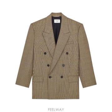 Saint Laurent 26FW ���ζ� ��Ʈ ���� 871065 Y3L61 2242 BEIGE MARRON26FW ���ζ� ��Ʈ ���� 871065 Y3L61 2242 BEIGE MARRON