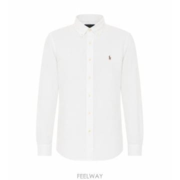 Ralph Lauren 26FW ���� �����η� �÷� ���� �ڼ� Ŀ���� �� ��ư �ٿ� ���� 710792041001 WHITE26FW ���� �����η� �÷� ���� �ڼ� Ŀ���� �� ��ư �ٿ� 