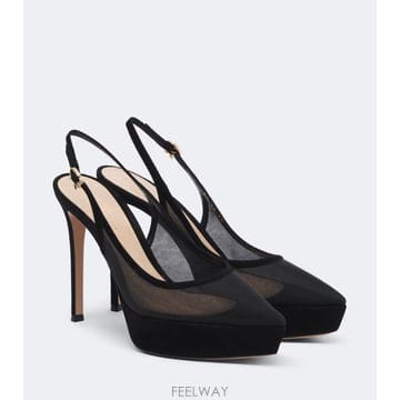 Gianvito Rossi 26 FW ���Ⱥ��� �ν� �����̵� Ʈ���� �޽� �÷��� ������ ������ TP57903211926 FW ���Ⱥ��� �ν� �����̵� Ʈ���� �޽� �÷��� ������